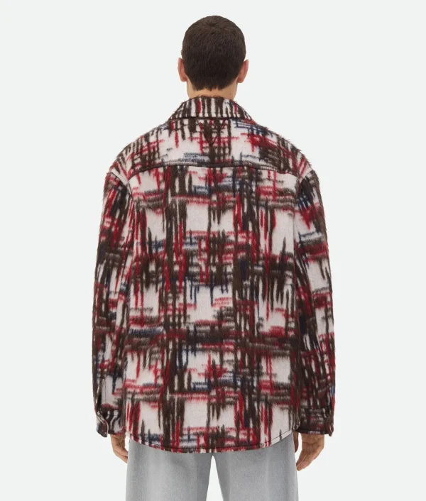Bottega Veneta Alpaca Check Overshirt> Jackets