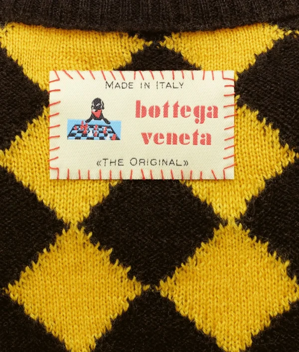 Bottega Veneta Argyle Intarsia Wool Jumper>Women Knitwear