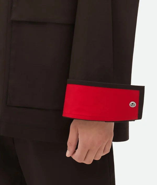 Bottega Veneta Bicolor Stretch Cotton Parka> Jackets