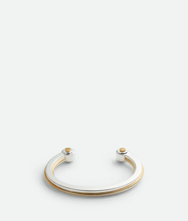 Bottega Veneta Bolt Cuff Bracelet> Bracelets