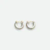 Bottega Veneta Bolt Hoop Earrings> Earrings