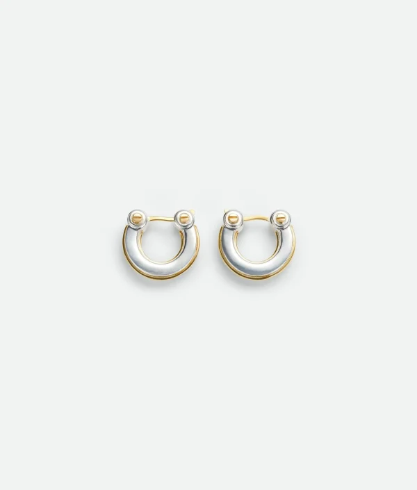 Bottega Veneta Bolt Hoop Earrings> Earrings