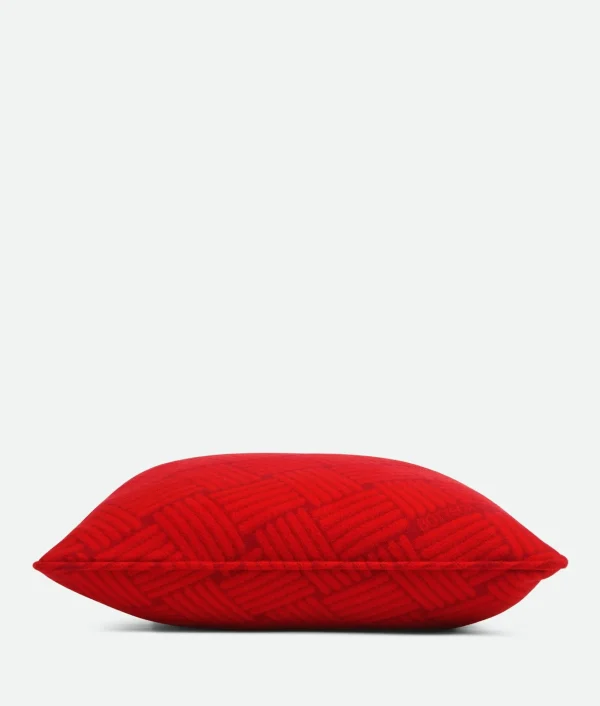 Bottega Veneta Cashmere Cushion With Intreccio Motif> Cushions