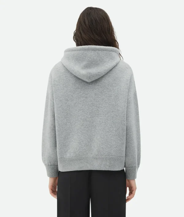 Bottega Veneta Cashmere Hoodie>Women Knitwear