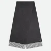 Bottega Veneta Cashmere Scarf With Leather Patch>Women Scarves And Ties | Scarves