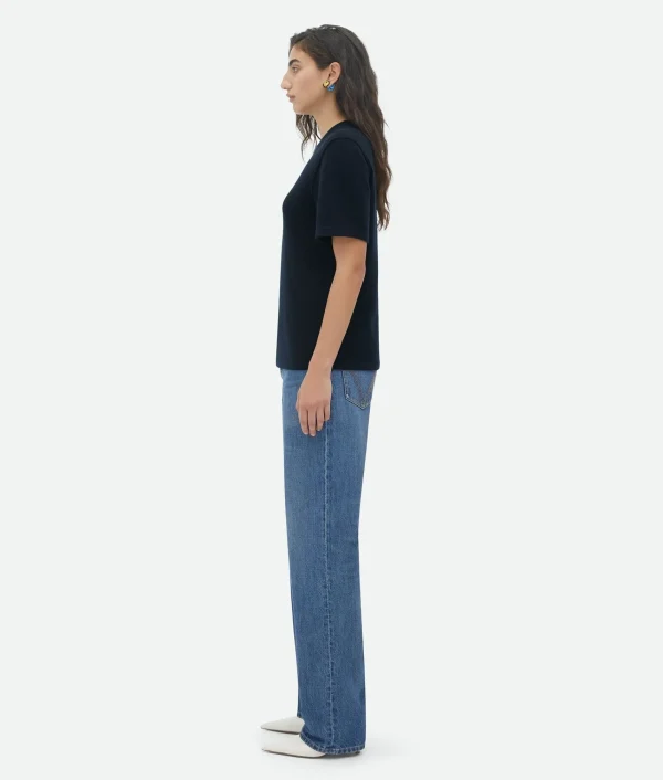 Bottega Veneta Cashmere T-Shirt>Women Tops And T-Shirts