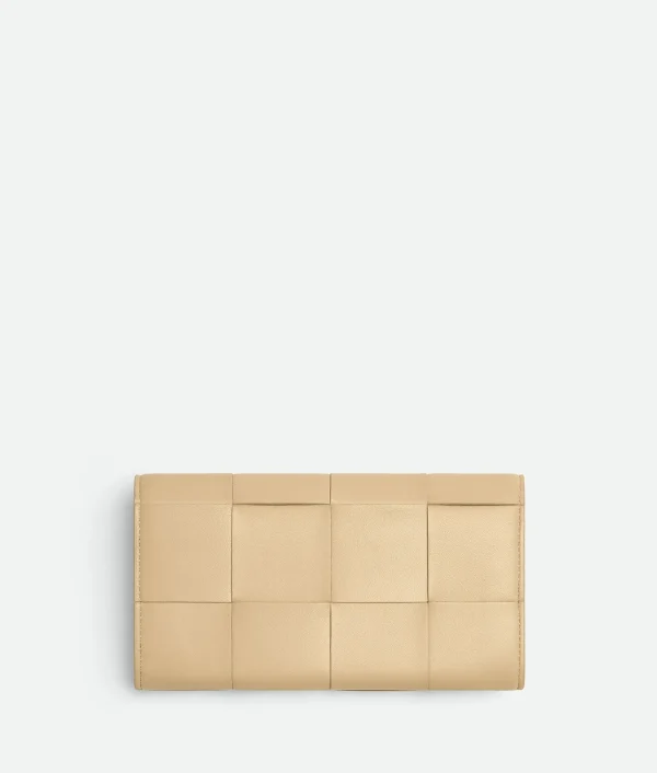 Bottega Veneta Cassette Large Flap Wallet>Women Long Wallets