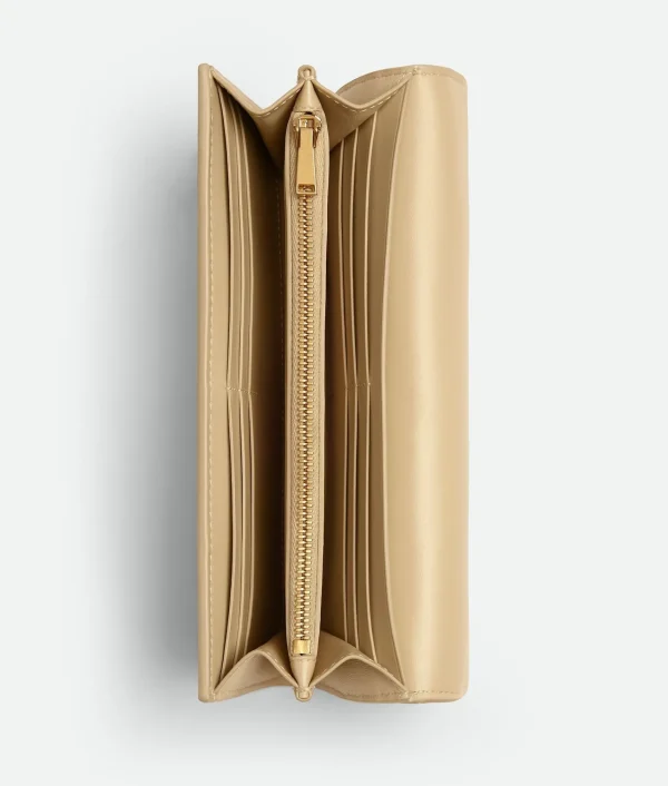 Bottega Veneta Cassette Large Flap Wallet>Women Long Wallets