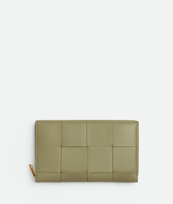 Bottega Veneta Cassette Zip Around Wallet>Women Long Wallets