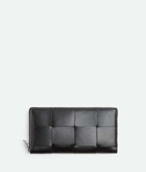 Bottega Veneta Cassette Zip Around Wallet> Long Wallets