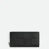 Bottega Veneta Cassette Zip Around Wallet> Long Wallets
