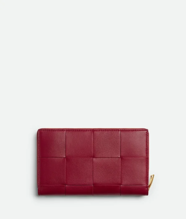 Bottega Veneta Cassette Zip Around Wallet>Women Long Wallets