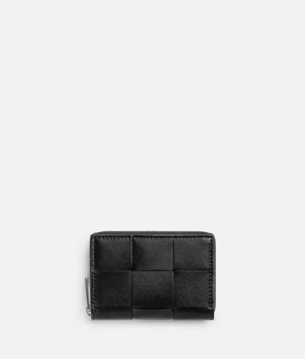 Bottega Veneta Cassette Zippered Coin Purse> Small Wallets
