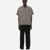 Bottega Veneta Checked Cotton Shirt> Shirts