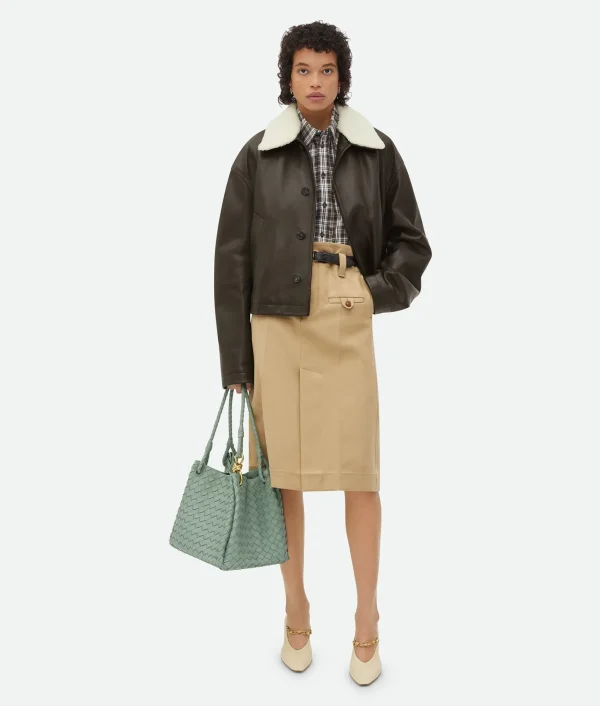 Bottega Veneta Checked Cotton Shirt>Women Shirts