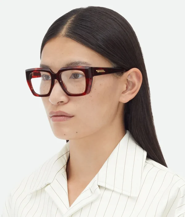 Bottega Veneta Classic Acetate Square Eyeglasses>Women Opticals | Opticals