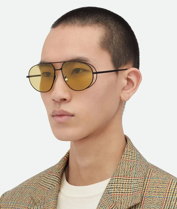 Bottega Veneta Classic Aviator Sunglasses>Women Sunglasses | Sunglasses