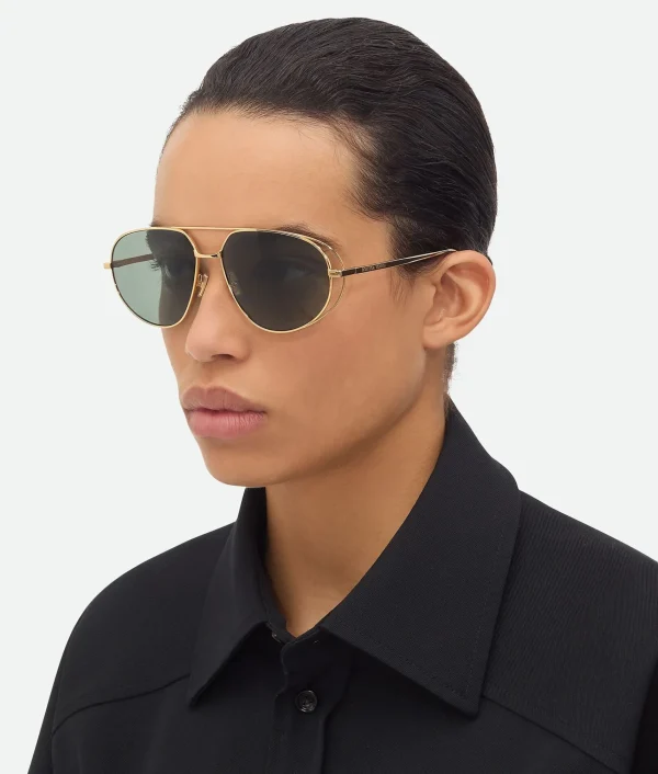 Bottega Veneta Classic Aviator Sunglasses>Women Sunglasses | Sunglasses