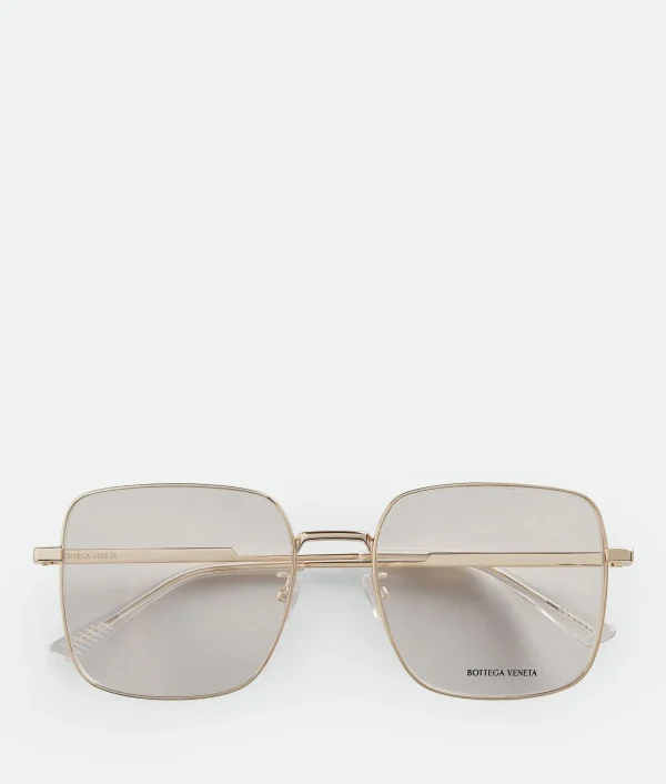 Bottega Veneta Classic Metal Square Eyeglasses>Women Opticals | Opticals