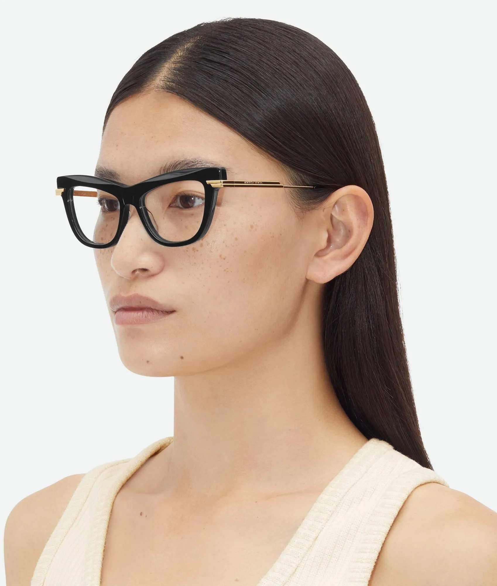 classic_recycled_acetate__1-3.webp Bottega Veneta Classic Recycled Acetate Cat Eye Eyeglasses>Women Opticals | Opticals