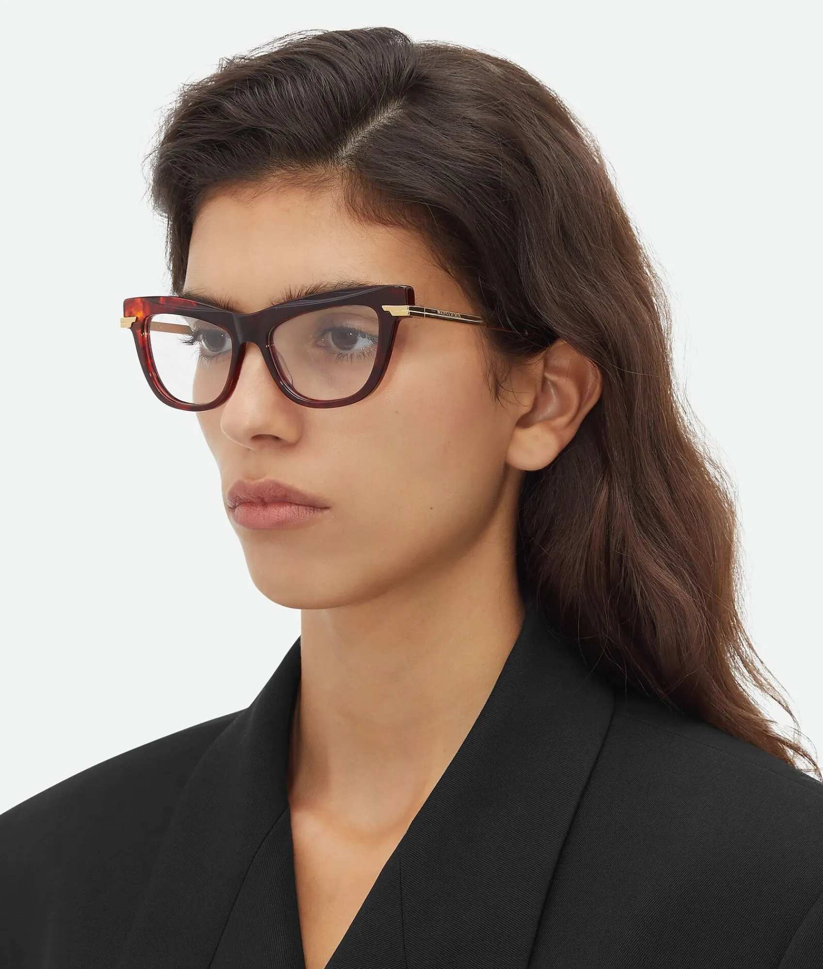 classic_recycled_acetate__1.webp Bottega Veneta Classic Recycled Acetate Cat Eye Eyeglasses>Women Opticals