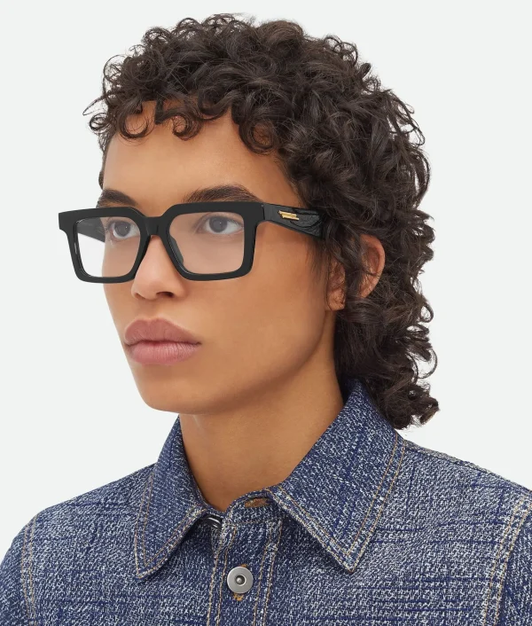 Bottega Veneta Classic Recycled Acetate Square Eyeglasses>Women Opticals | Opticals