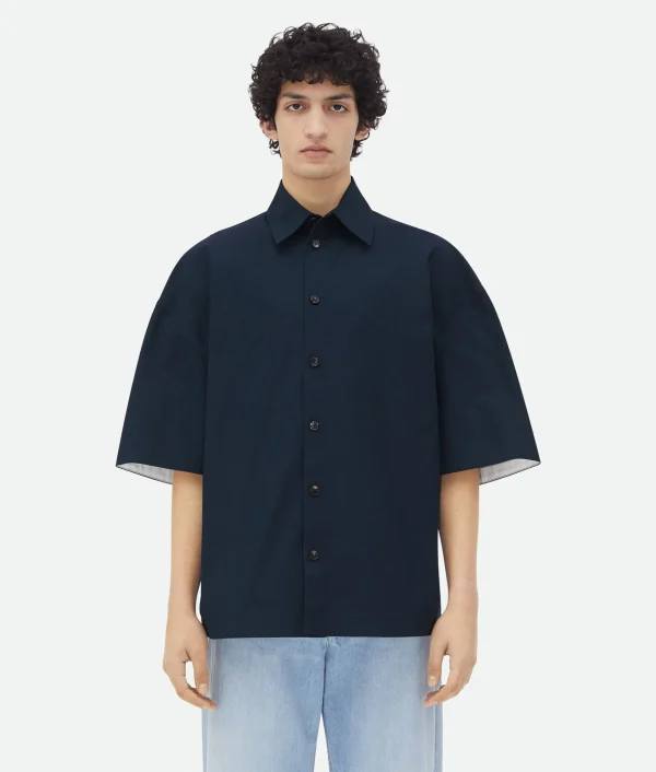 Bottega Veneta Compact Cotton Shirt> Shirts