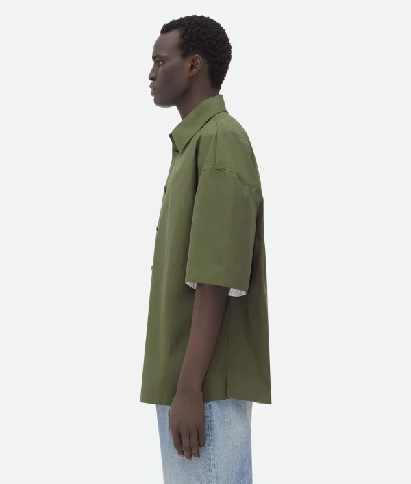 Bottega Veneta Compact Cotton Shirt> Shirts