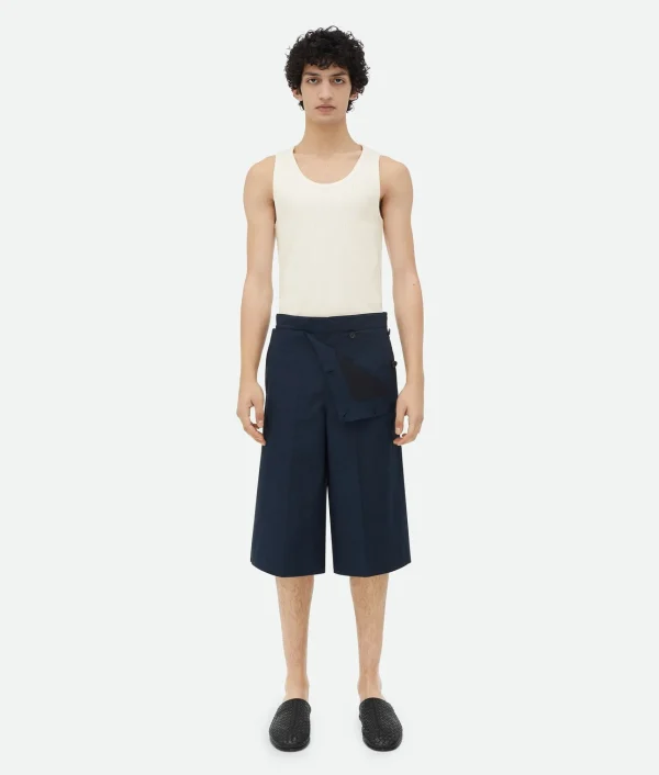 Bottega Veneta Compact Cotton Shorts> Trousers And Shorts