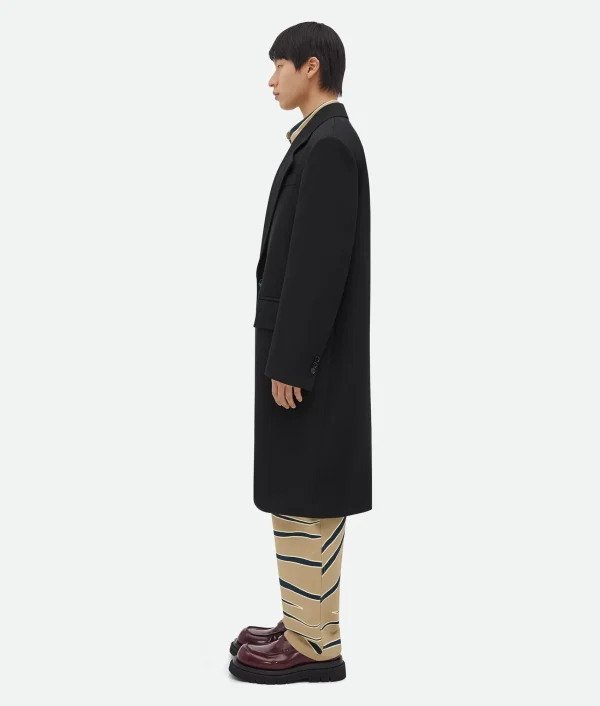 Bottega Veneta Compact Wool Coat> Coats