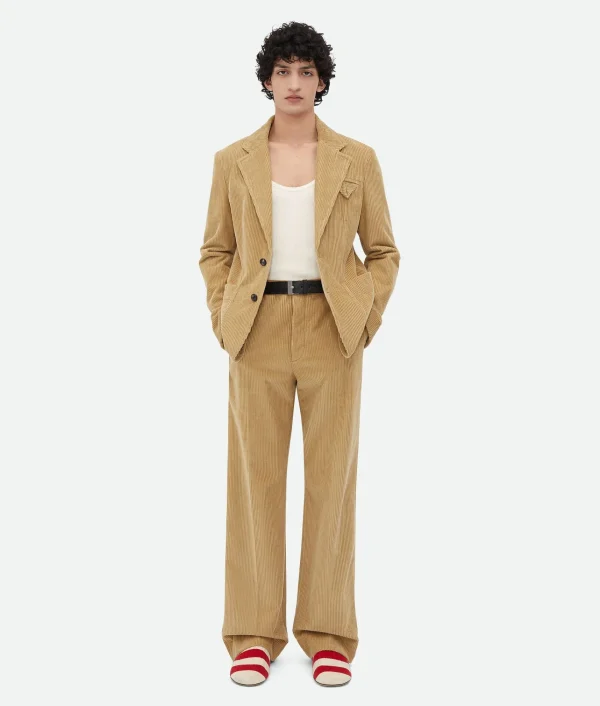 Bottega Veneta Corduroy Trousers> Trousers And Shorts
