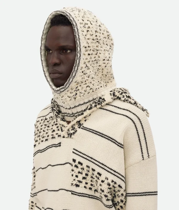Bottega Veneta Cotton And Wool Textured Balaclava> Hats