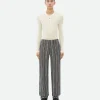 Bottega Veneta Cotton Check Trousers> Trousers And Shorts