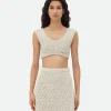 Bottega Veneta Cotton Crochet Bra>Women Tops And T-Shirts
