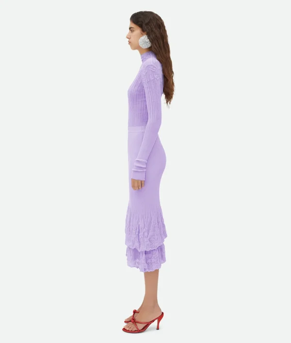 Bottega Veneta Cotton Flowers 2 In 1 Midi Skirt>Women Skirts