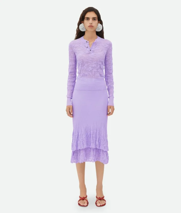 Bottega Veneta Cotton Flowers Jumper>Women Knitwear