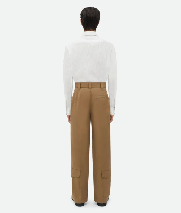 Bottega Veneta Cotton Gabardine Cargo Trousers> Trousers And Shorts