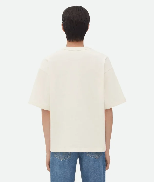 Bottega Veneta Cotton Jersey T-Shirt With Label> T-Shirts