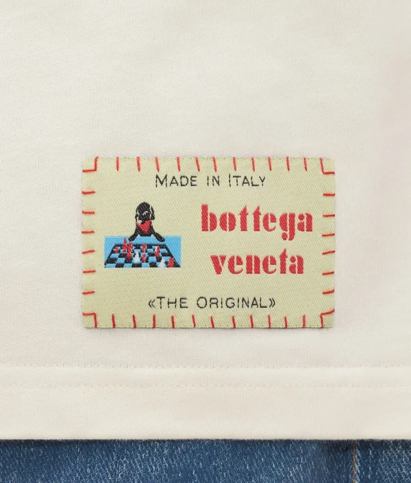 Bottega Veneta Cotton Jersey T-Shirt With Label> T-Shirts