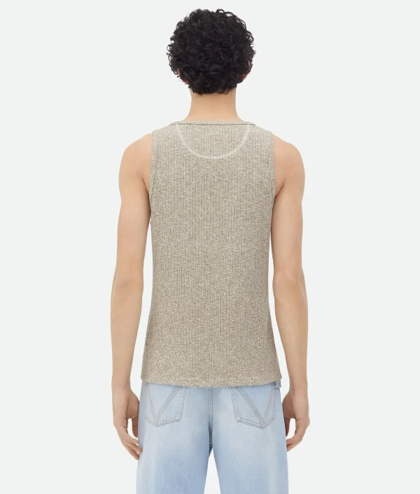 Bottega Veneta Cotton Mouline Jersey Tank Top> T-Shirts