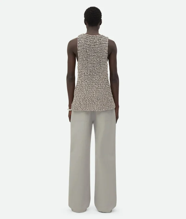 Bottega Veneta Cotton Net Sailor Tank Top> T-Shirts