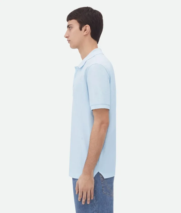 Bottega Veneta Cotton Piquet Polo> Polos