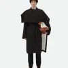 Bottega Veneta Cotton Silk Cape With Check Lining> Coats