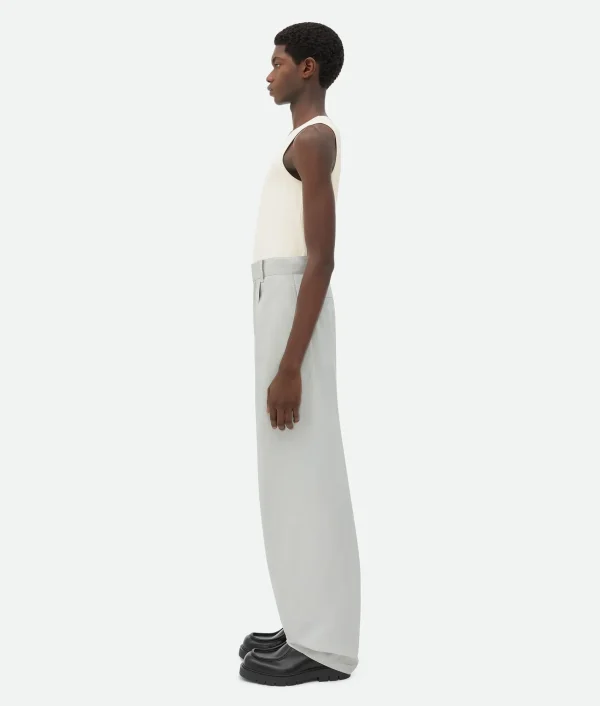 Bottega Veneta Cotton Silk Trousers> Trousers And Shorts