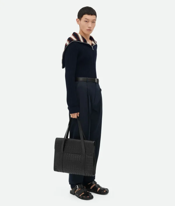 Bottega Veneta Cotton Striped Cardigan> Knitwear