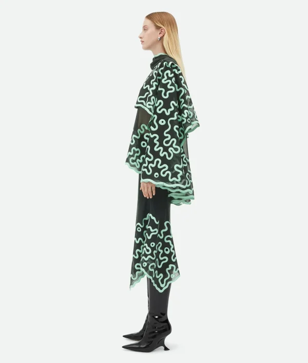Bottega Veneta Cotton Top With Silicone Motif>Women Tops And T-Shirts
