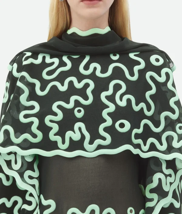 Bottega Veneta Cotton Top With Silicone Motif>Women Tops And T-Shirts