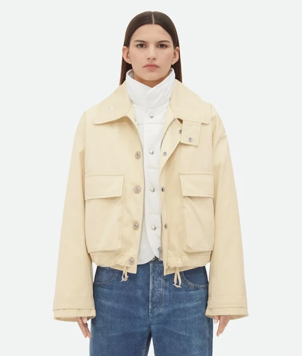 Bottega Veneta Cotton Twill Jacket>Women Jackets