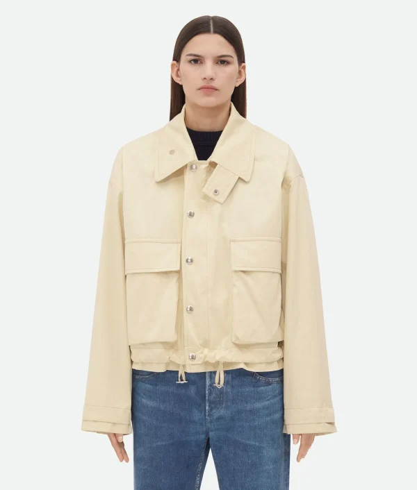 Bottega Veneta Cotton Twill Jacket>Women Jackets