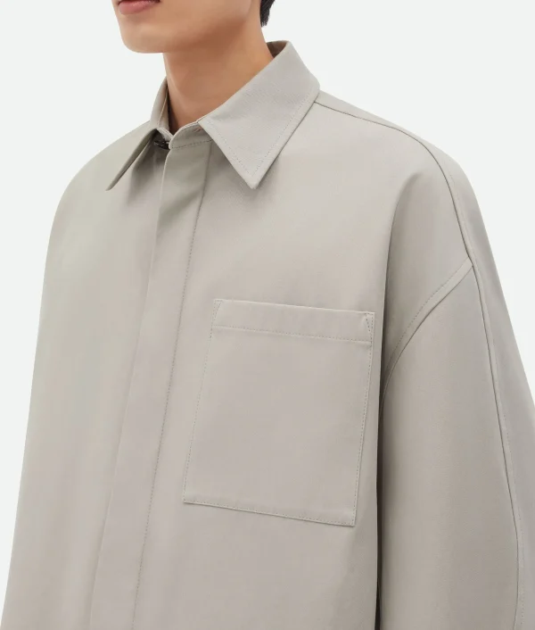Bottega Veneta Cotton Twill Overshirt> Shirts